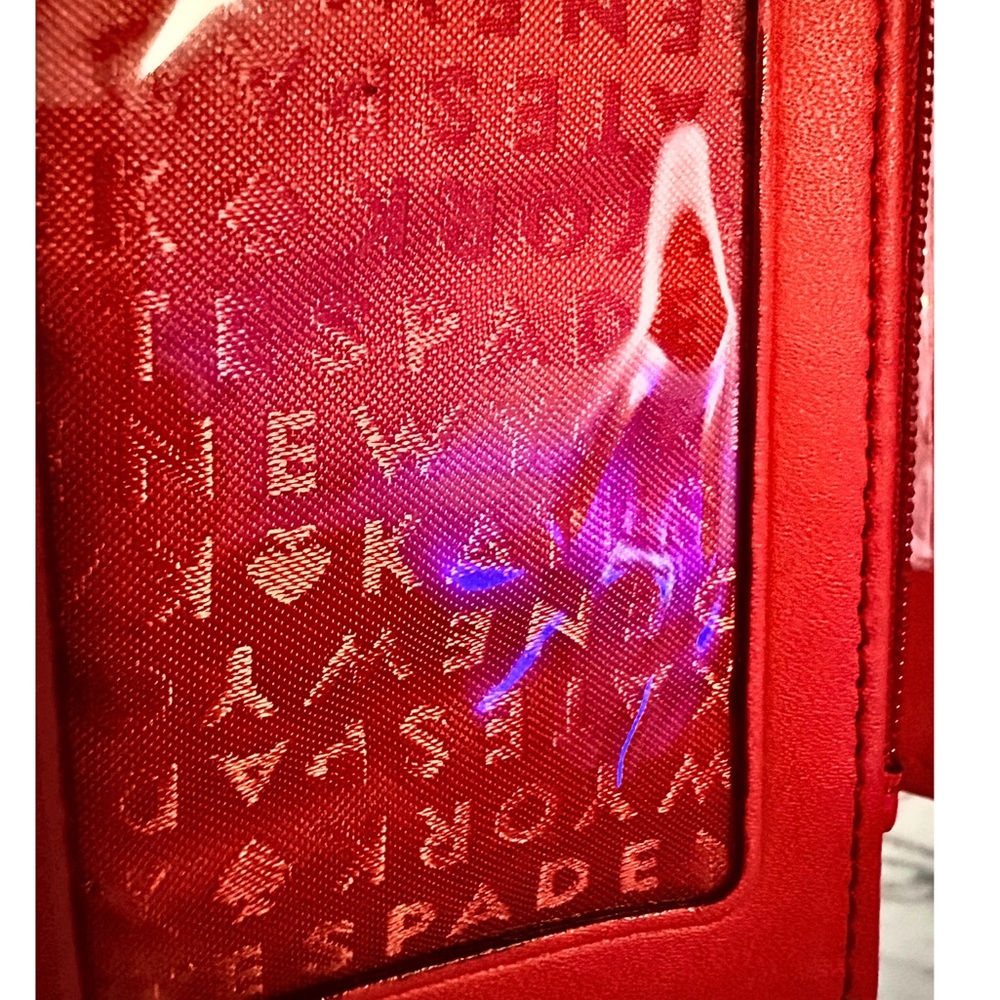 SOLD KATE SPADE Callie Mulberry Street Tri-fold Pebble Leather Wallet Clutch - Picture 5 of 8